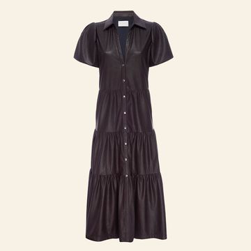 brochu walker vegan leather havana dress